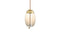 Geneva - Geneva Drop Pendant, Amber Glass