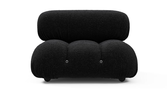 Bellini Module - Mario Bellini Module, Armless, Black Boucle