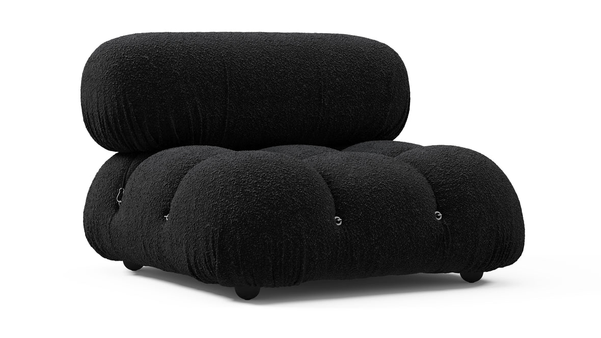 Bellini Module - Mario Bellini Module, Armless, Black Boucle