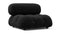 Bellini Module - Mario Bellini Module, Armless, Black Boucle