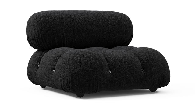Bellini Module - Mario Bellini Module, Armless, Black Boucle