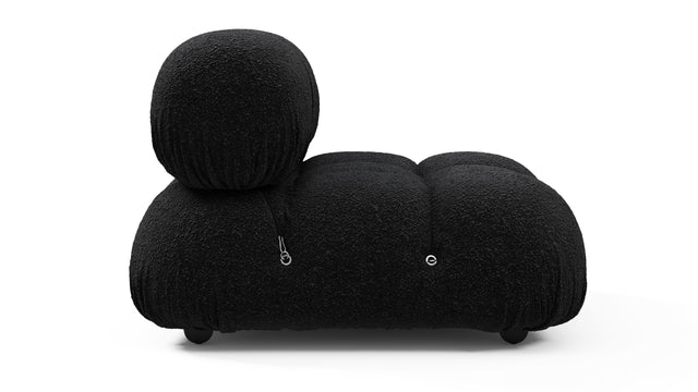 Bellini Module - Mario Bellini Module, Armless, Black Boucle