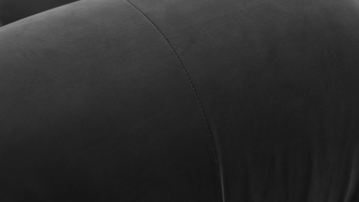 Bellini Module - Mario Bellini Module, Armless, Black Velvet