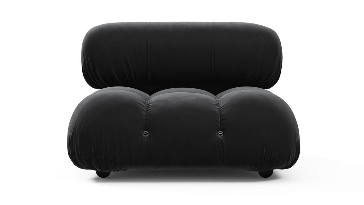 Bellini Module - Mario Bellini Module, Armless, Black Velvet