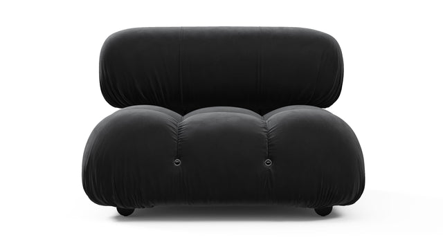 Bellini Module - Mario Bellini Module, Armless, Black Velvet