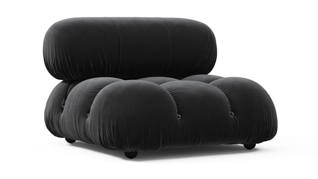 Bellini Module - Mario Bellini Module, Armless, Black Velvet