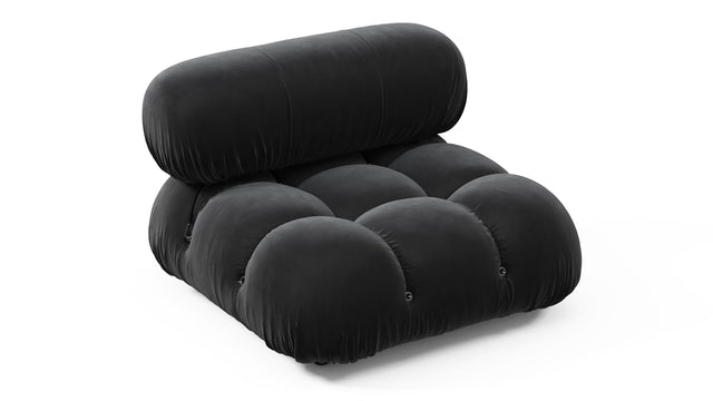 Bellini Module - Mario Bellini Module, Armless, Black Velvet