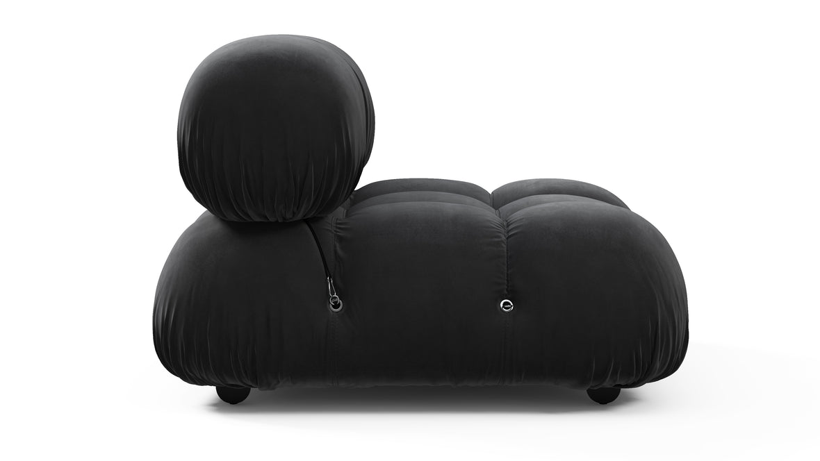 Bellini Module - Mario Bellini Module, Armless, Black Velvet