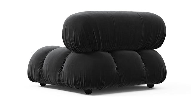 Bellini Module - Mario Bellini Module, Armless, Black Velvet