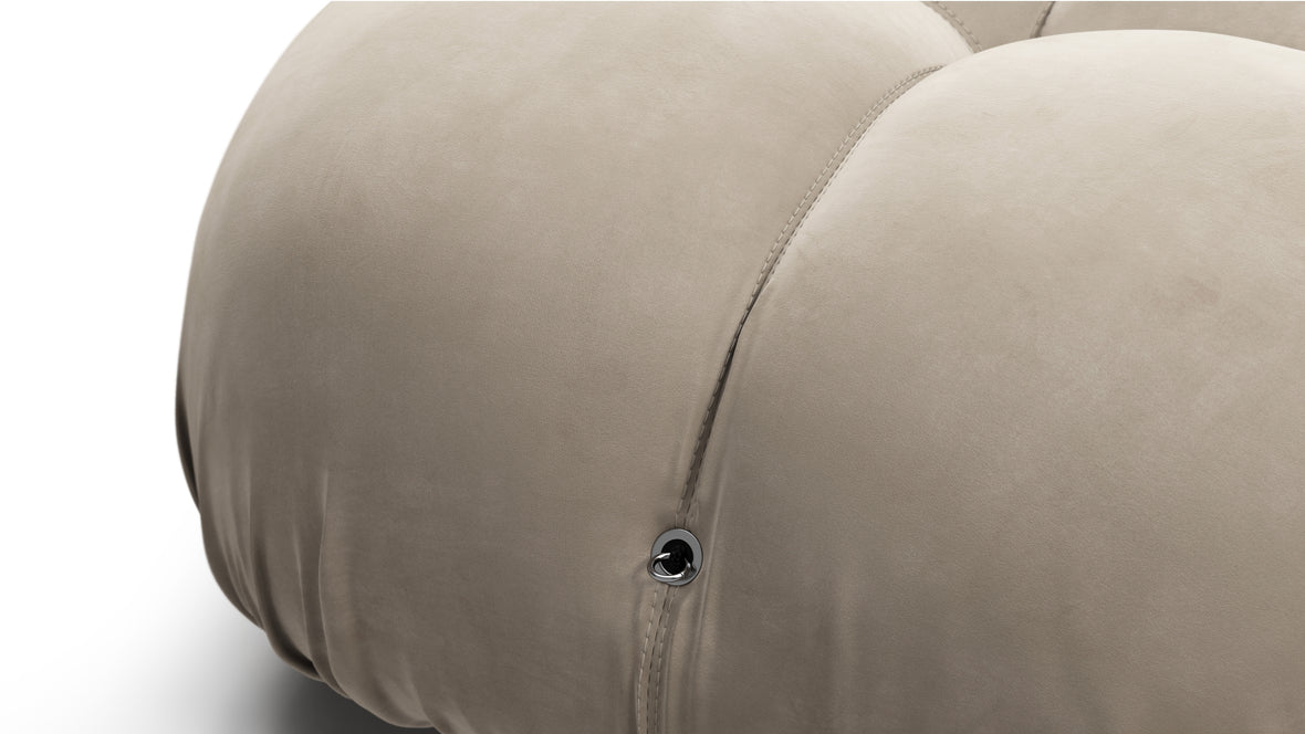 Bellini Module - Mario Bellini Module, Armless, Greige Velvet