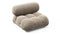 Bellini Module - Mario Bellini Module, Armless, Greige Velvet