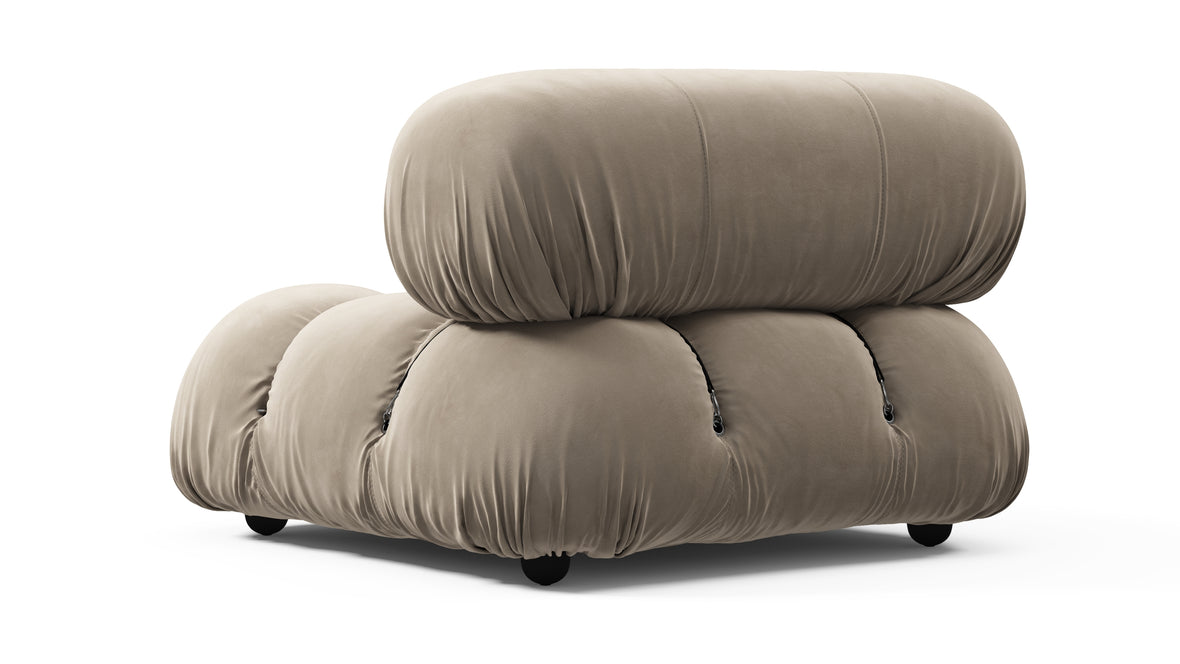 Bellini Module - Mario Bellini Module, Armless, Greige Velvet
