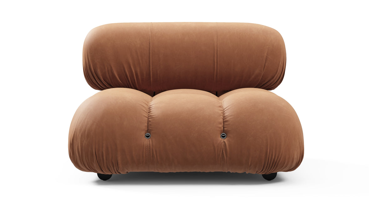 Bellini Module - Mario Bellini Module, Armless, Tan Vegan Leather