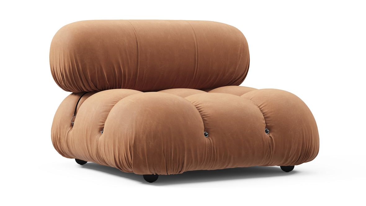 Bellini Module - Mario Bellini Module, Armless, Tan Vegan Leather