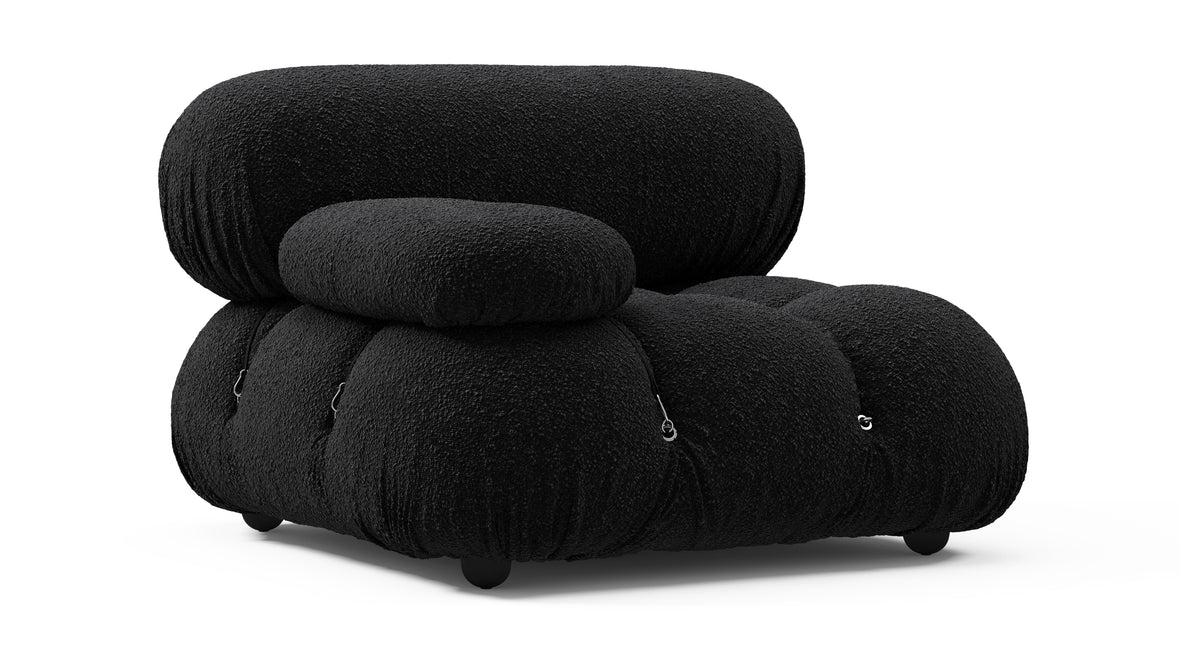 Bellini Module - Mario Bellini Module, Left Arm, Black Boucle