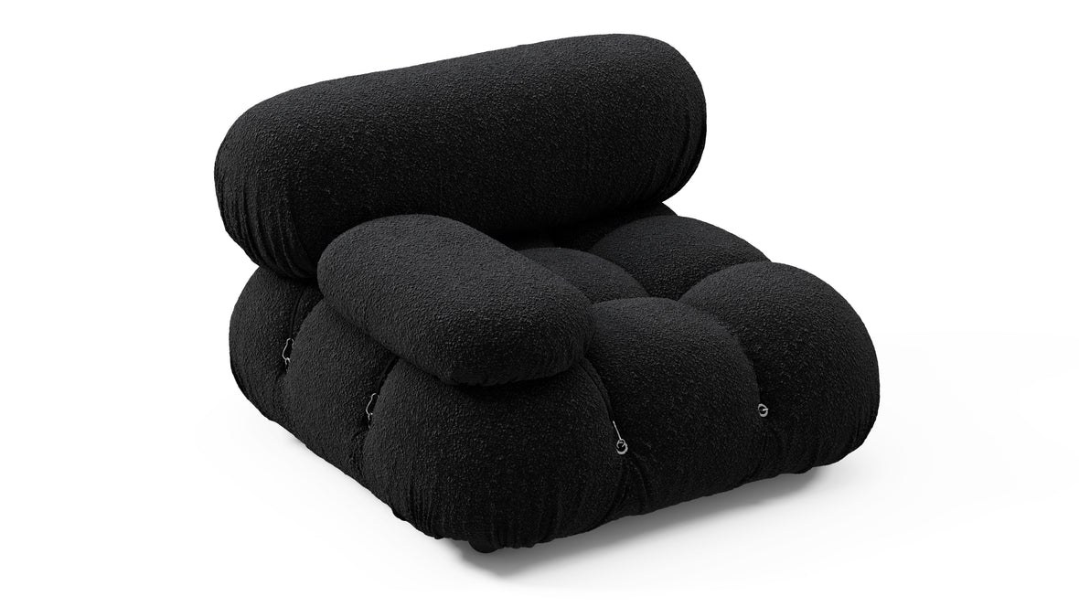 Bellini Module - Mario Bellini Module, Left Arm, Black Boucle