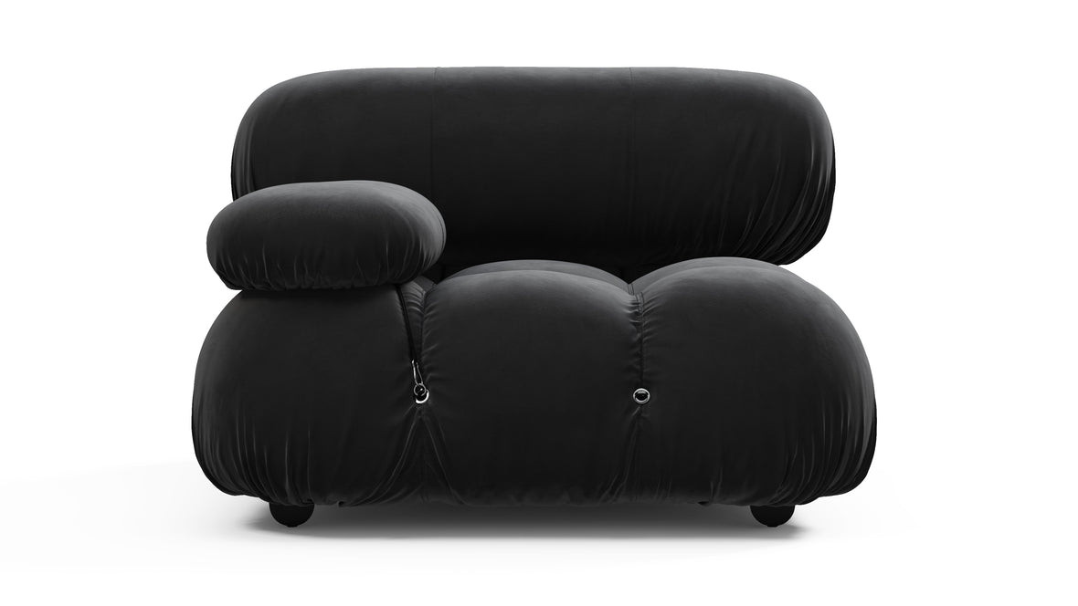 Bellini Module - Mario Bellini Module, Left Arm, Black Velvet