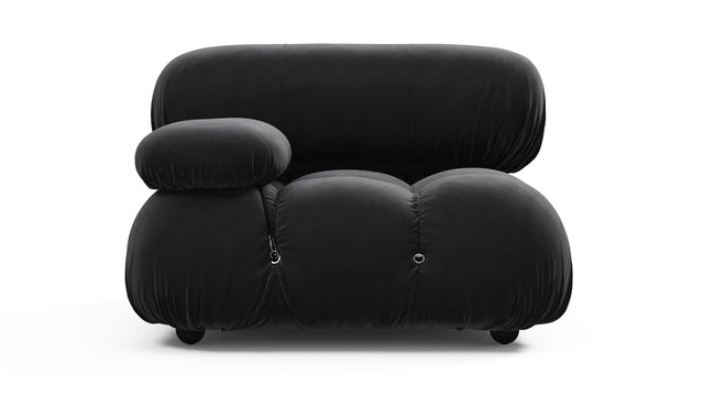Bellini Module - Mario Bellini Module, Left Arm, Black Velvet