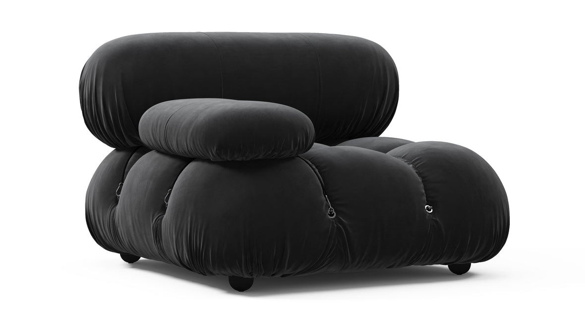 Bellini Module - Mario Bellini Module, Left Arm, Black Velvet