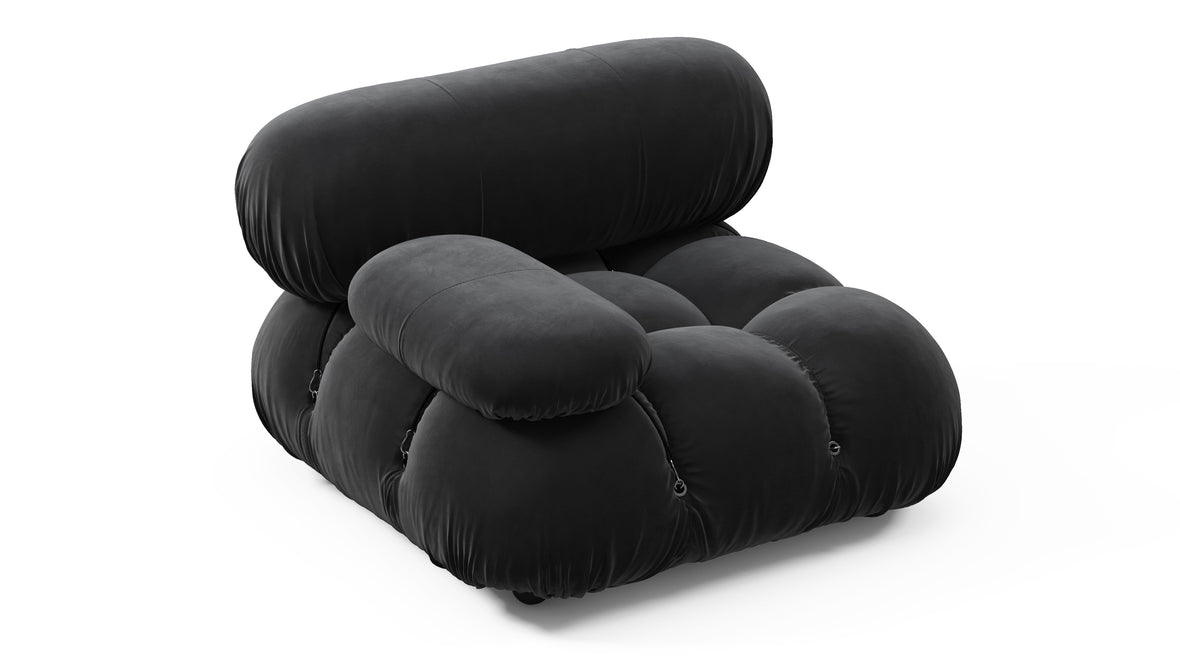 Bellini Module - Mario Bellini Module, Left Arm, Black Velvet