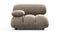 Bellini Module - Mario Bellini Module, Left Arm, Greige Velvet