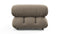 Bellini Module - Mario Bellini Module, Left Arm, Greige Velvet