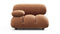 Bellini Module - Mario Bellini Module, Left Arm, Tan Vegan Leather