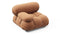 Bellini Module - Mario Bellini Module, Left Arm, Tan Vegan Leather