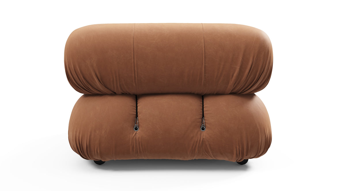 Bellini Module - Mario Bellini Module, Left Arm, Tan Vegan Leather