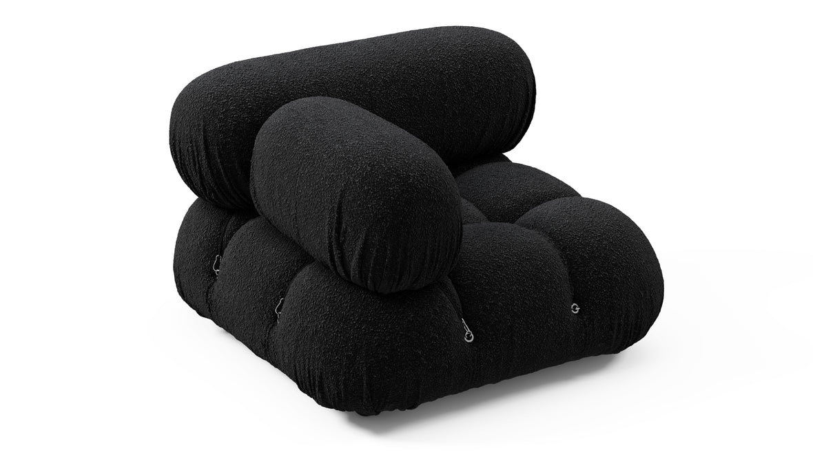 Bellini Module - Mario Bellini Module, Left Corner, Black Boucle