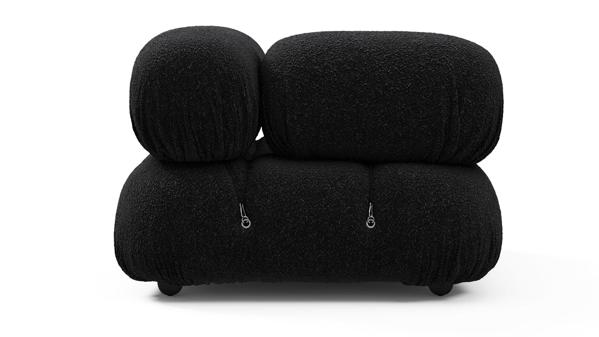 Bellini Module - Mario Bellini Module, Left Corner, Black Boucle