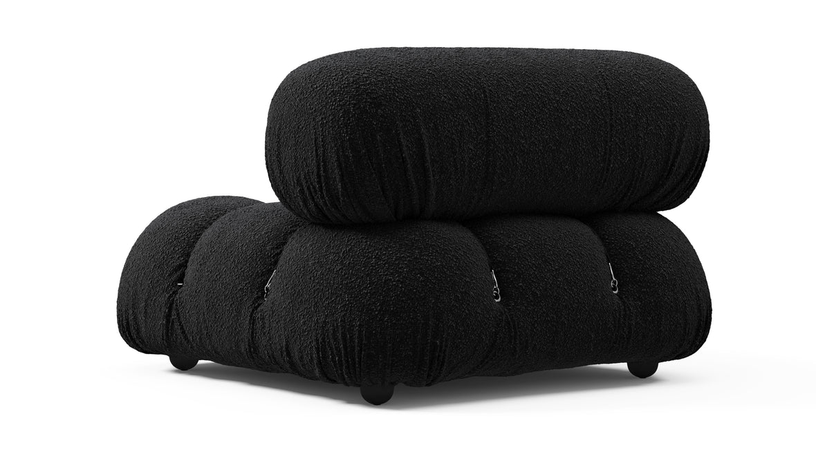 Bellini Module - Mario Bellini Module, Left Corner, Black Boucle