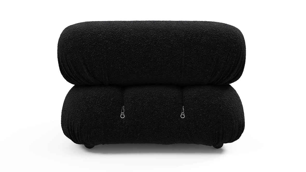 Bellini Module - Mario Bellini Module, Left Corner, Black Boucle