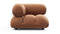 Bellini Module - Mario Bellini Module, Left Corner, Tan Vegan Leather