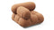 Bellini Module - Mario Bellini Module, Left Corner, Tan Vegan Leather