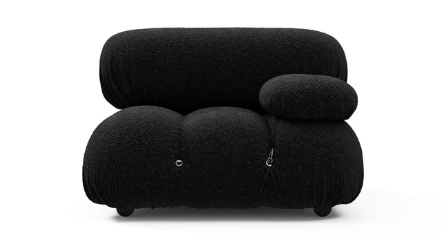 Bellini Module - Mario Bellini Module, Right Arm, Black Boucle