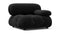 Bellini Module - Mario Bellini Module, Right Arm, Black Boucle