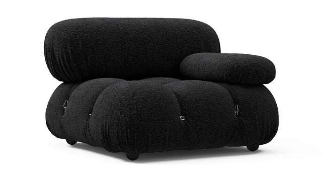Bellini Module - Mario Bellini Module, Right Arm, Black Boucle