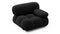 Bellini Module - Mario Bellini Module, Right Arm, Black Boucle