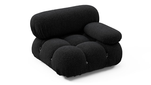Bellini Module - Mario Bellini Module, Right Arm, Black Boucle