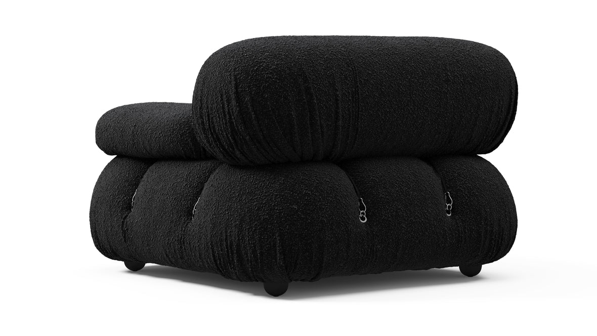 Bellini Module - Mario Bellini Module, Right Arm, Black Boucle