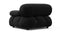 Bellini Module - Mario Bellini Module, Right Arm, Black Boucle