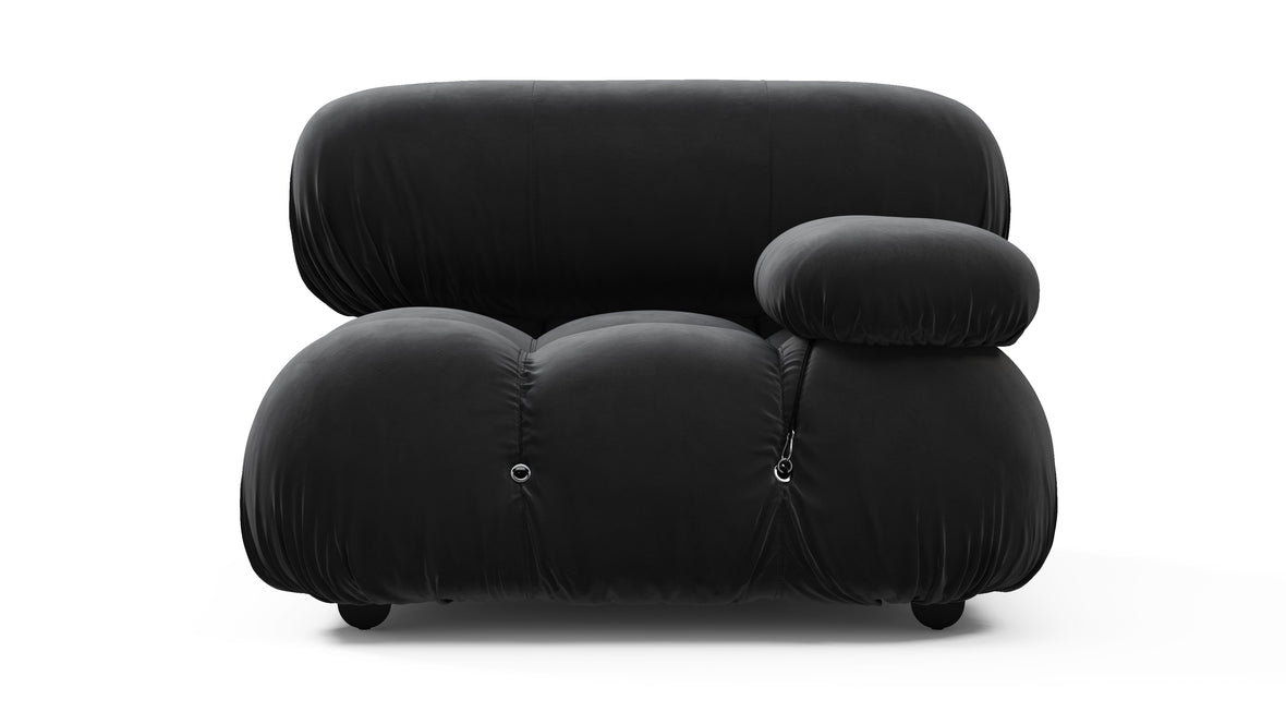 Bellini Module - Mario Bellini Module, Right Arm, Black Velvet