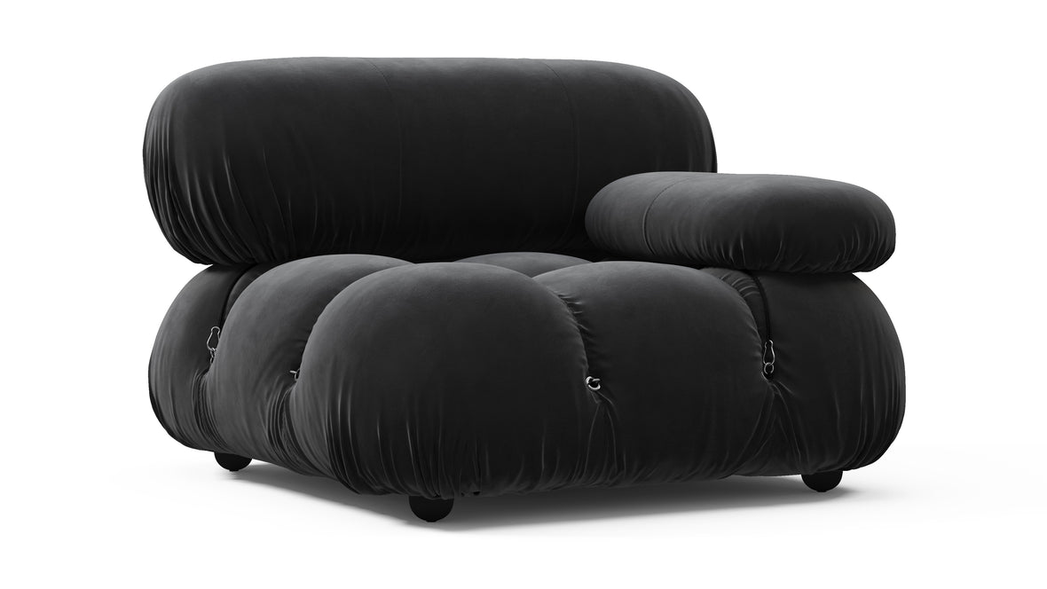 Bellini Module - Mario Bellini Module, Right Arm, Black Velvet