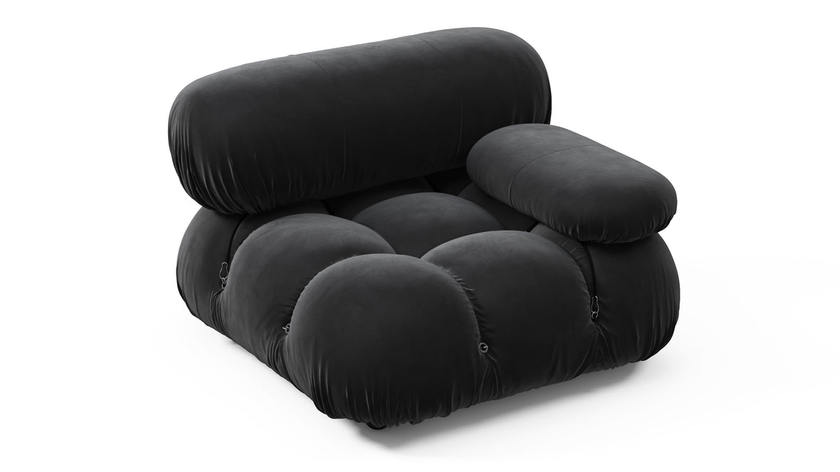 Bellini Module - Mario Bellini Module, Right Arm, Black Velvet
