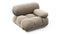 Bellini Module - Mario Bellini Module, Right Arm, Greige Velvet
