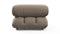Bellini Module - Mario Bellini Module, Right Arm, Greige Velvet
