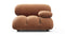 Bellini Module - Mario Bellini Module, Right Arm, Tan Vegan Leather