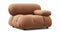 Bellini Module - Mario Bellini Module, Right Arm, Tan Vegan Leather