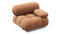 Bellini Module - Mario Bellini Module, Right Arm, Tan Vegan Leather